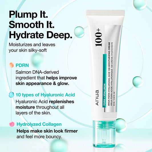 PDRN Hyaluronic Acid 100 Moisturizing Cream